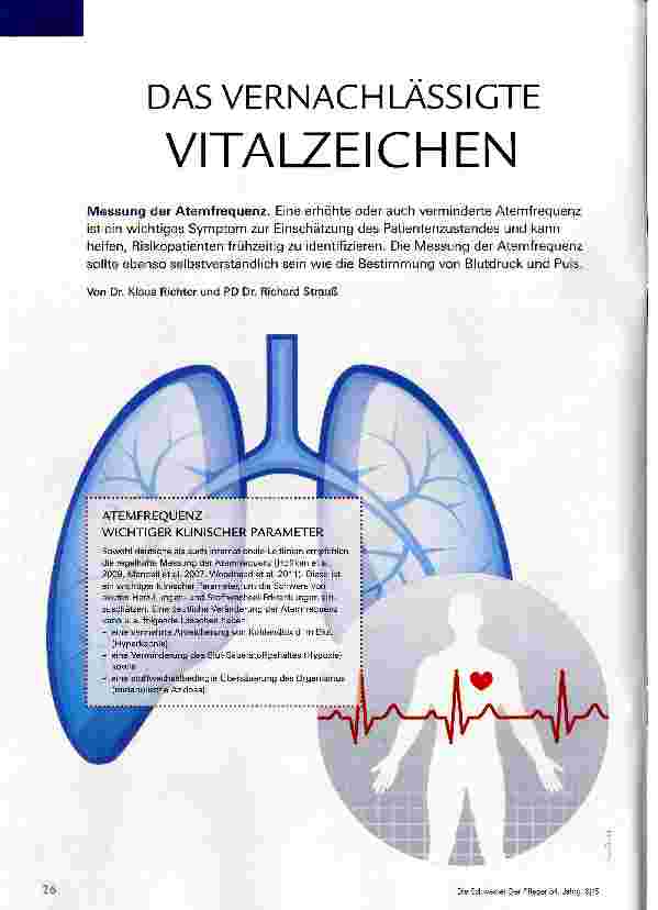 Vorschauseite 1: DAS VERNACHLÄSSIGTE VITALZEICHEN