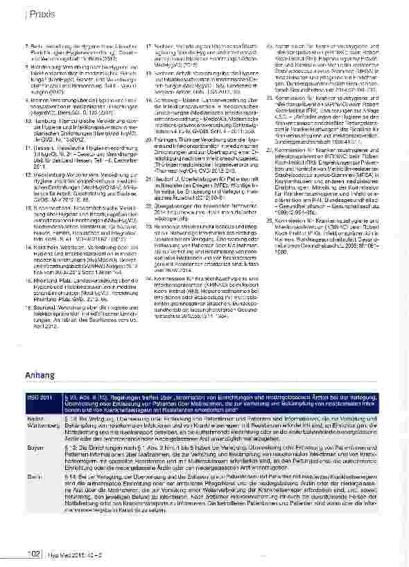 Vorschauseite 6: Sektorenübergreifende Informationsweitergabe bei Patienten mit multiresistenten Erregern - Beitrag aus dem MRE-Netz Rhein-Main