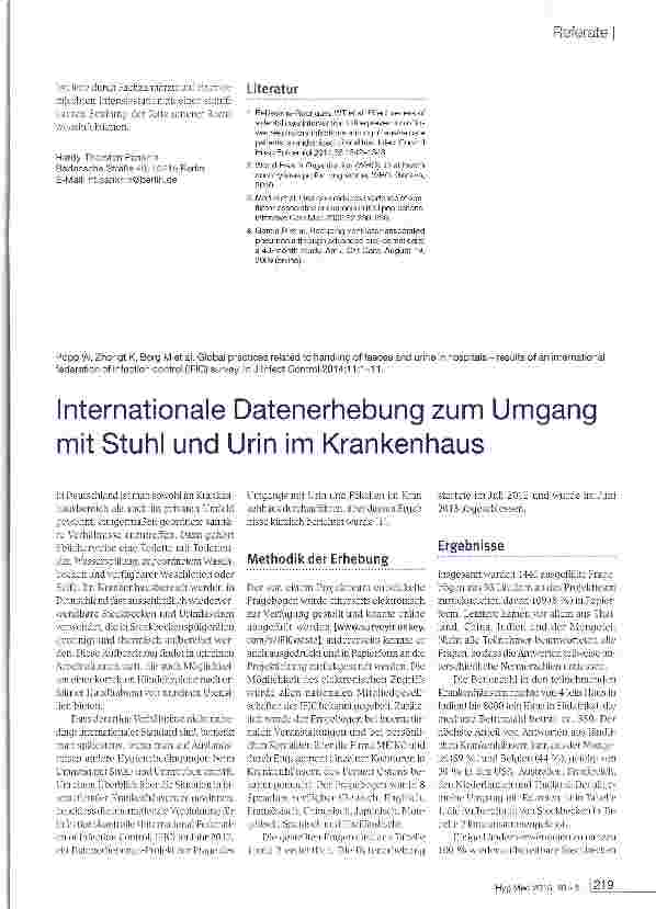 Vorschauseite 3: Einfluss einer intensivierten Zahnhygiene auf die Pneumonierate von Intensivstationen
