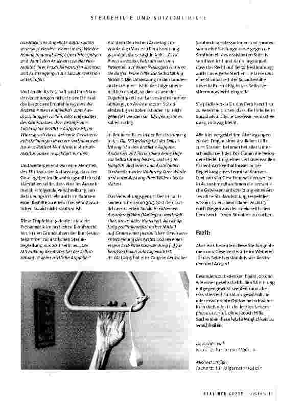 Vorschauseite 4: Das schwierige Lebensende