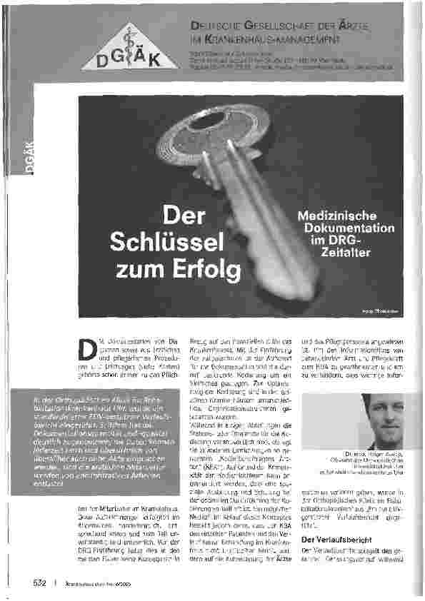 Vorschauseite 1: Der Schlüssel zum Erfolg