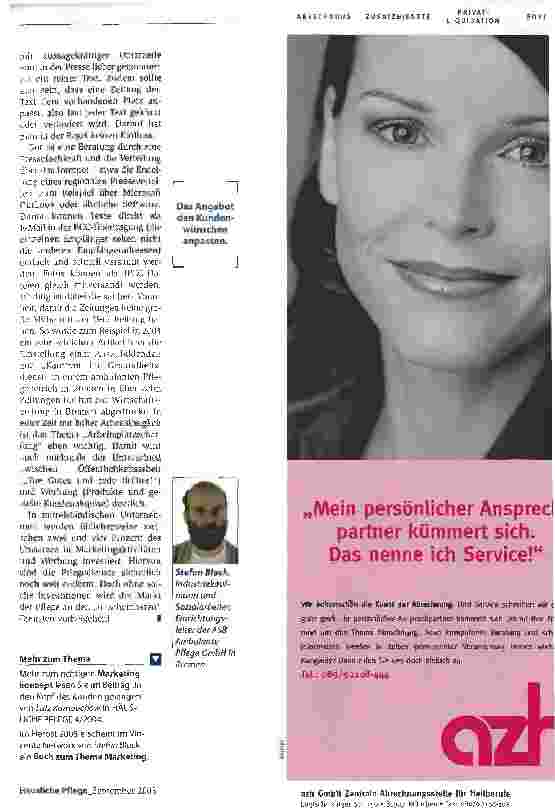 Vorschauseite 3: Die Leistungen genau positionieren