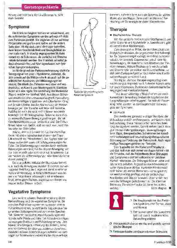 Vorschauseite 2: Das Parkinson-Syndrom Ursachen, Symptome und therapeutische Maßnahmen