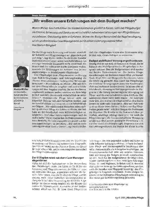 Vorschauseite 3: Eine flexiblere Pflege