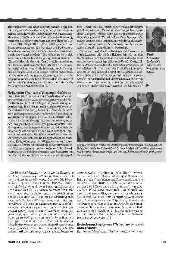 Vorschauseite 4: Eine flexiblere Pflege