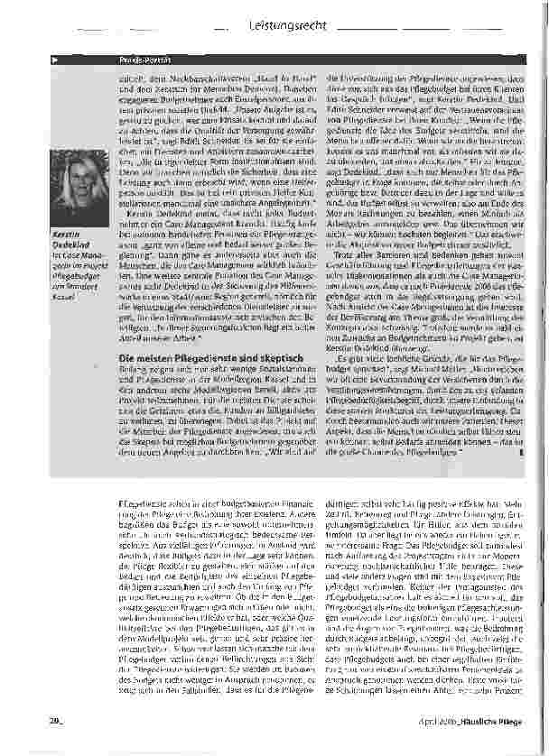 Vorschauseite 5: Eine flexiblere Pflege