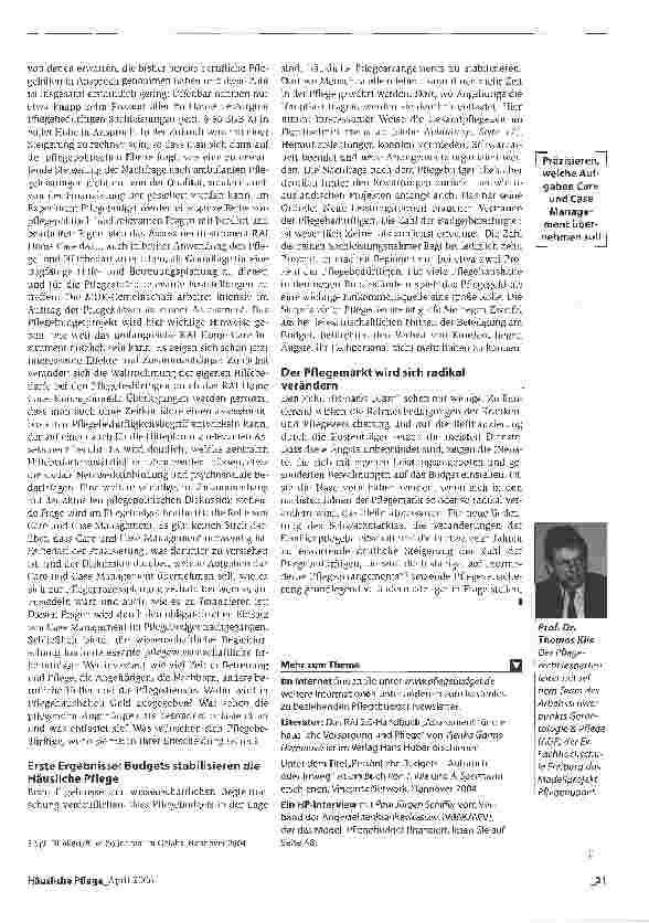 Vorschauseite 6: Eine flexiblere Pflege