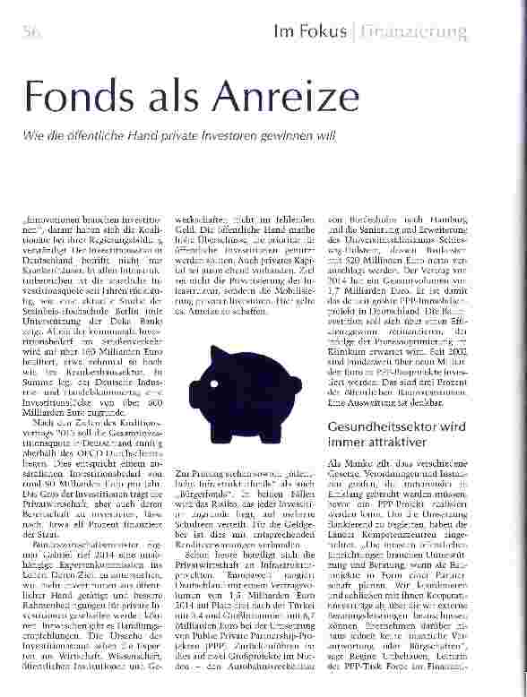 Vorschauseite 1: Fonds als Anreize