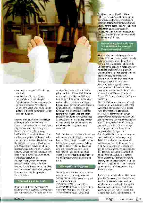 Vorschauseite 5: Adhärenz in der Kompressionstherapie