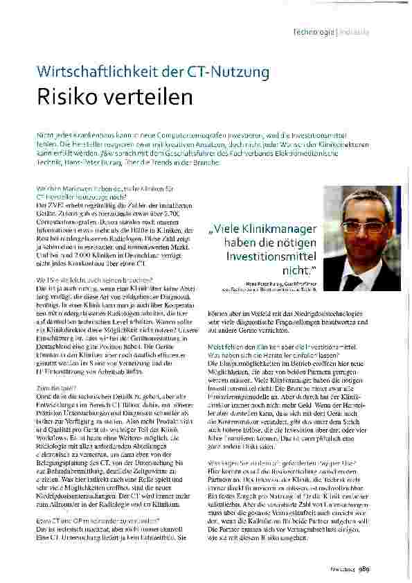 Vorschauseite 1: Risiko verteilen