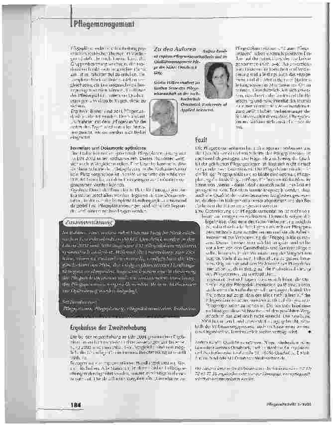 Vorschauseite 5: Basis für eine gute Pflege
