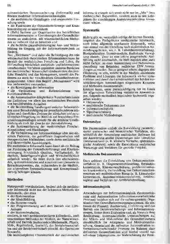 Vorschauseite 2: Was ist eigentlich medizinische Informatik