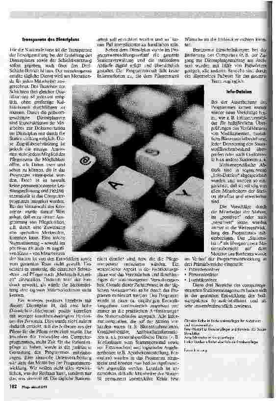 Vorschauseite 3: Aus der Pflege für die Pflege Ein Dienstprogramm für die Intensivstation