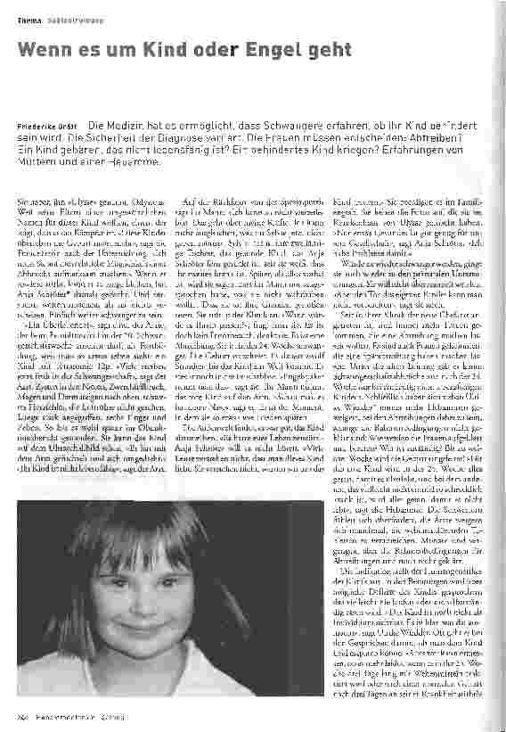Vorschauseite 1: Wenn es um Kind oder Engel geht
