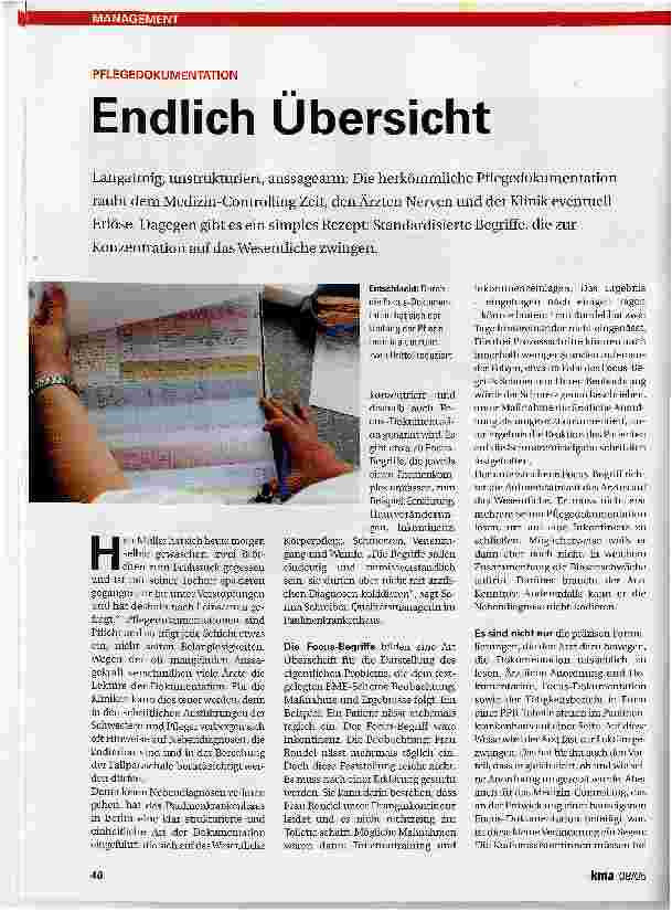 Vorschauseite 1: Endlich Übersicht
