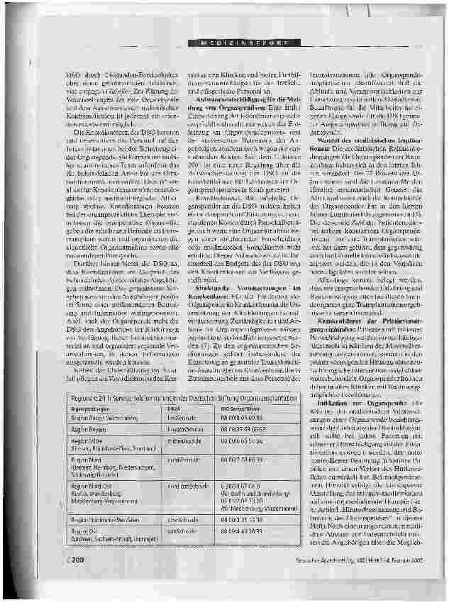 Vorschauseite 2: Der Schlüssel liegt im KrankenhausOrganspende