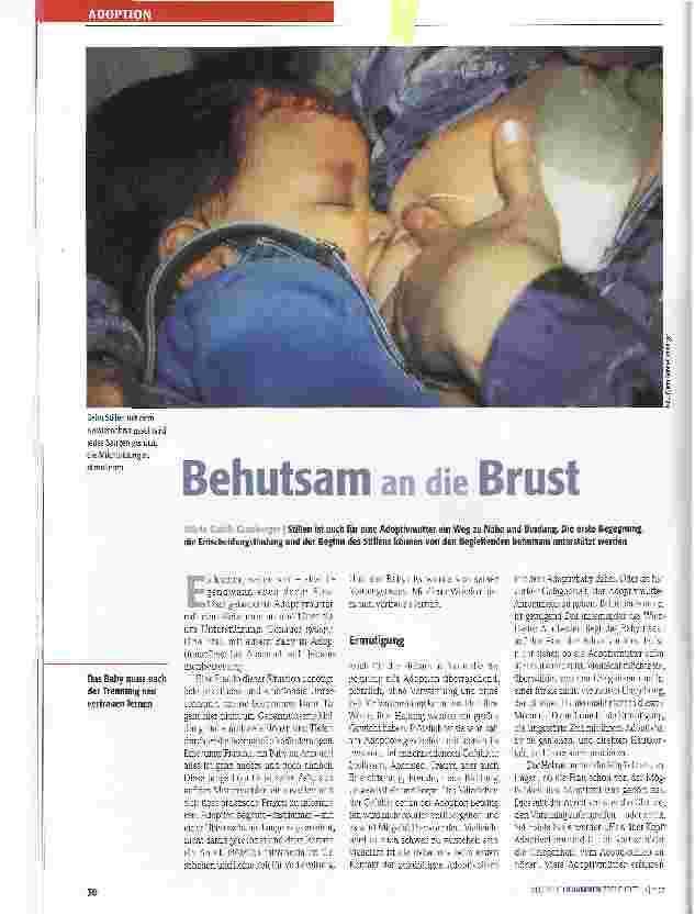 Vorschauseite 1: Behutsam an die Brust