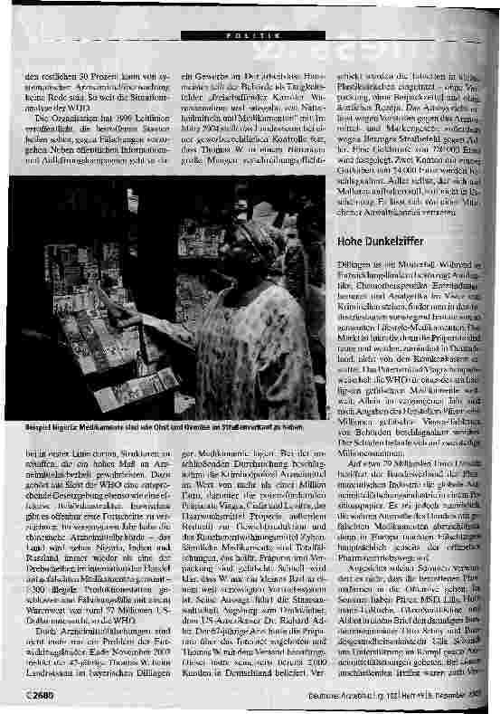 Vorschauseite 2: Lifestyle-Medikamente im Visier der Fälscher