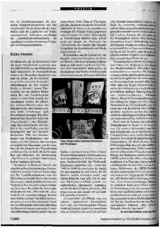 Vorschauseite 4: Lifestyle-Medikamente im Visier der Fälscher