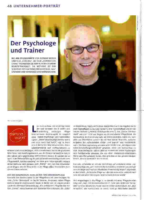 Vorschauseite 1: Der Psychologe und Trainer