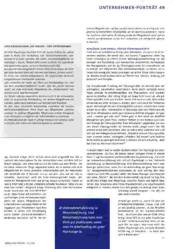 Vorschauseite 2: Der Psychologe und Trainer