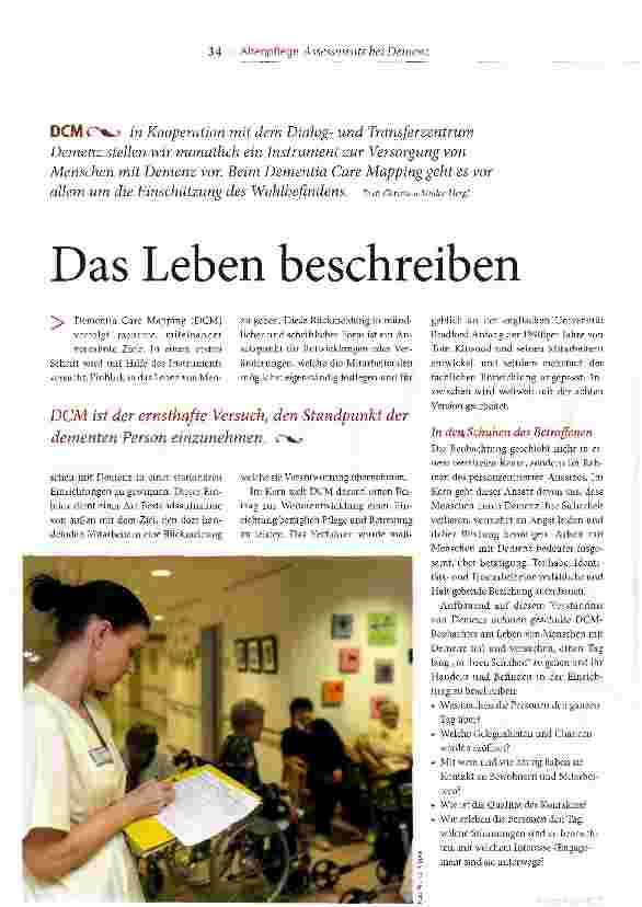 Vorschauseite 1: Das Leben beschreiben