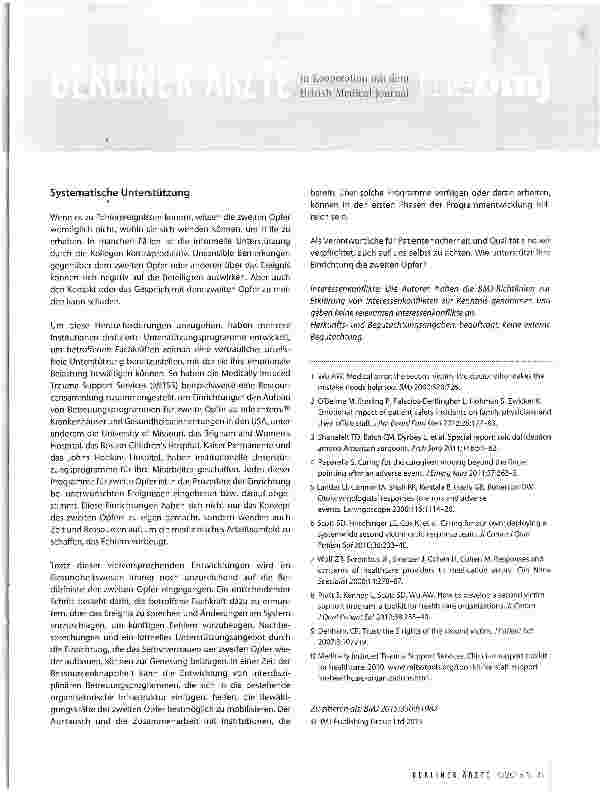 Vorschauseite 2: Unterstützung für Mediziner nach Behandlungsfehlern