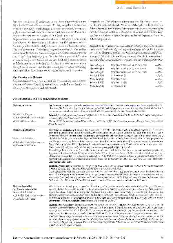 Vorschauseite 2: Arbeitszeitkonto und Arbeitszeiterfassung -Eckpunkte, die Sie kennen sollten
