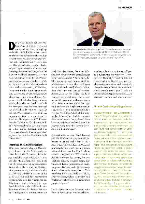 Vorschauseite 2: Spot an für den Klinikmanager