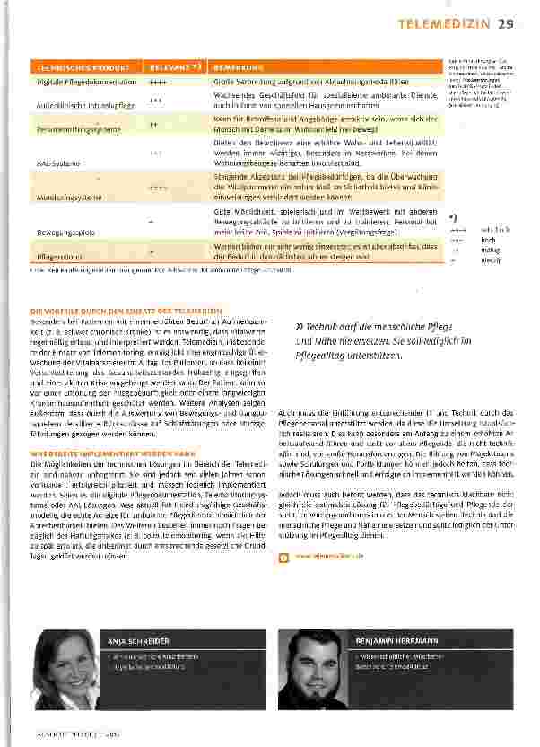 Vorschauseite 4: Chancen für moderne Pflegedienste