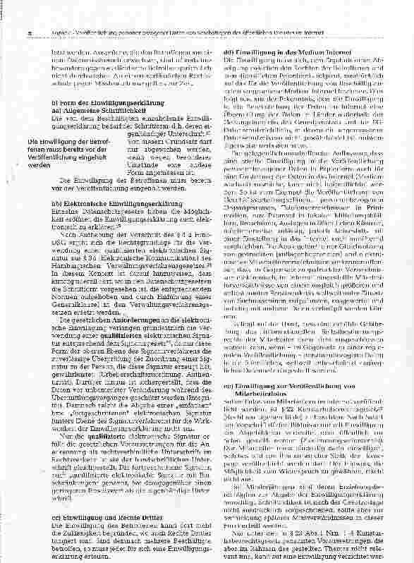 Vorschauseite 5: Veröffentlichung personenbezogener Daten von Beschäftigten des öffentlichen Dienstes im Internet