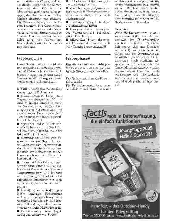 Vorschauseite 2: Richtig pflegen bei Fieber