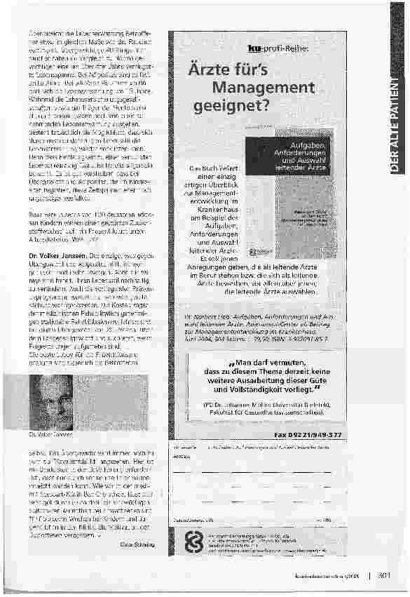 Vorschauseite 2: Möglich, dass sich die Lebenserwartung wieder verkürztSind wir auf dem Weg, ein Volk von kurzlebigen Diabetikern zu werden?