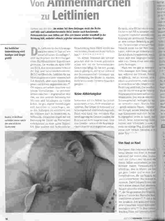 Vorschauseite 1: Von Ammenmärchen zu Leitlinien