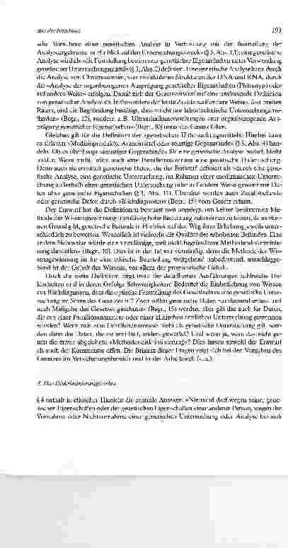 Vorschauseite 2: Methode oder Prognose?Zum Diskussionsentwurf des Gendiagnostikgesetzes aus ethischer Perspektive