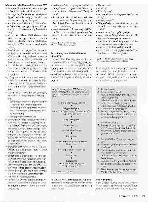 Vorschauseite 2: Wachsen, Werden und VergehenDas Failure-to-thrive-Syndrom