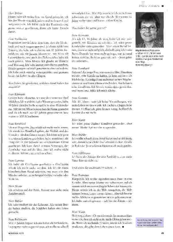 Vorschauseite 3: Das wünschte ich mir in jungen Jahren, das wünsche ich mir nun, wo ich alt bin