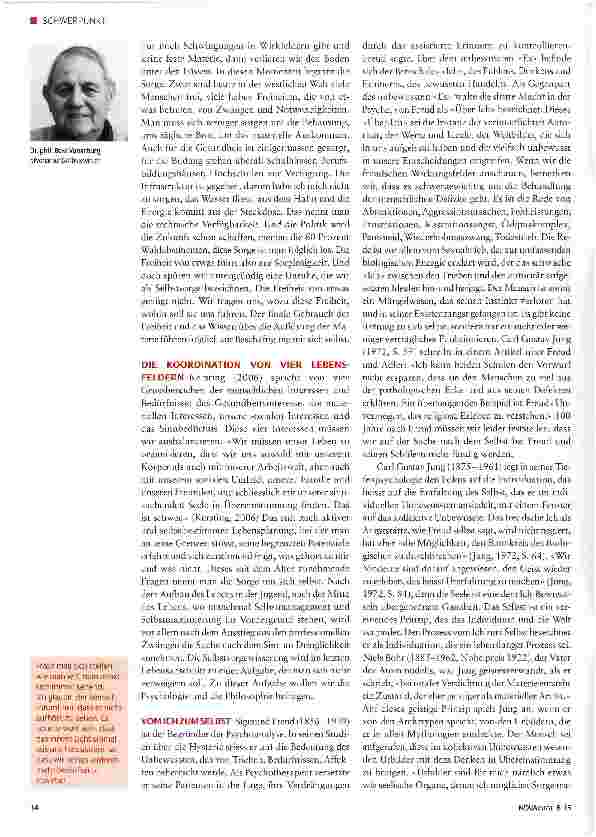 Vorschauseite 2: Die Sorge um das Selbst- Wer bin ich, und was soll ich tun?