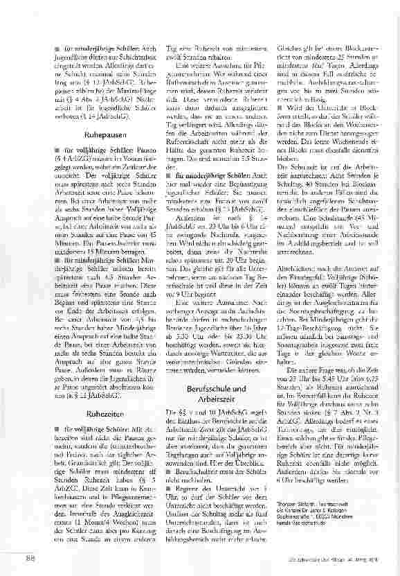 Vorschauseite 3: SCHÜLER VOR ZU VIEL ARBEIT SCHÜTZEN!