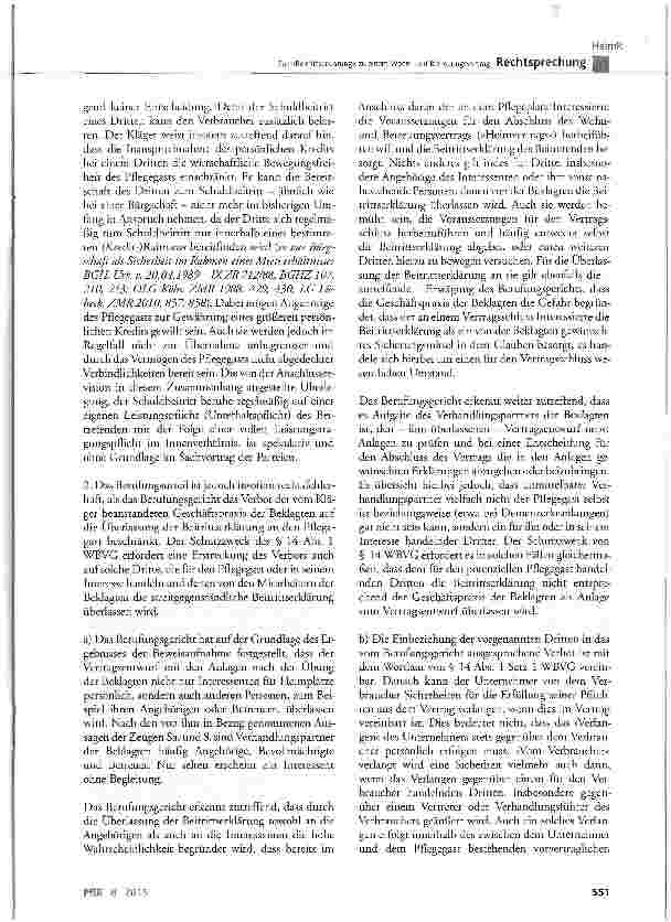 Vorschauseite 5: Zur »Beitrittserklärung« zu einem Wohnund BetreuungsvertragWBVG § 14 Abs. 1 Satz 1; UKLaC § 2 Abs. 1 Satz 1 und Abs. 2 Nr. 10
