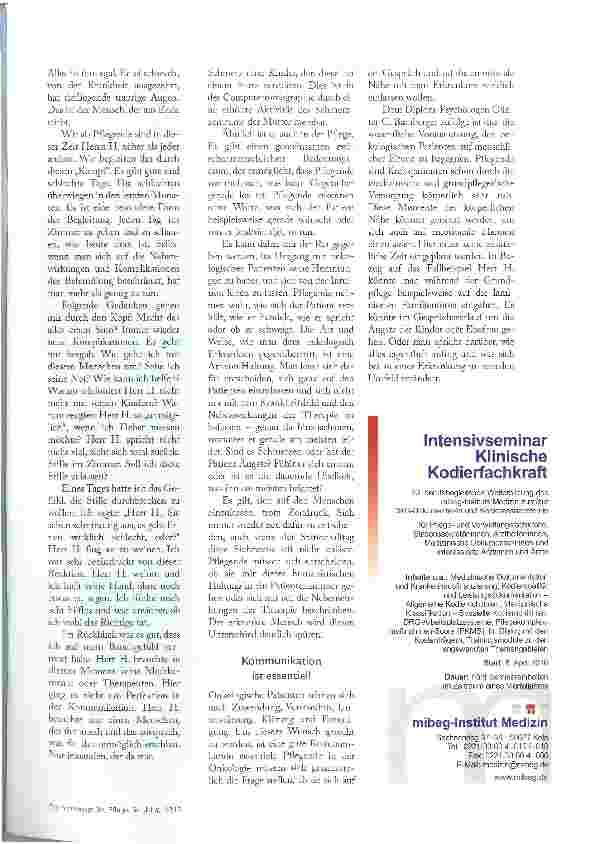 Vorschauseite 4: KREBSPATIENTEN EINFÜHLSAM BEGLEITEN