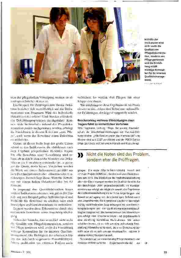 Vorschauseite 2: Alternative zu Pflegenoten