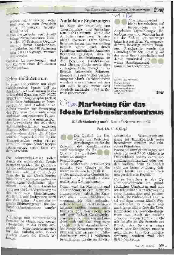 Vorschauseite 4: Ansätze und praktische Erfahrungen in der Lubinus-Klinik Kiel