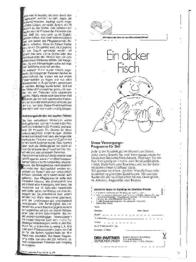 Vorschauseite 3: Störungen und psychische Belastungen auf einer operativen Intensivstation nach Beatmung