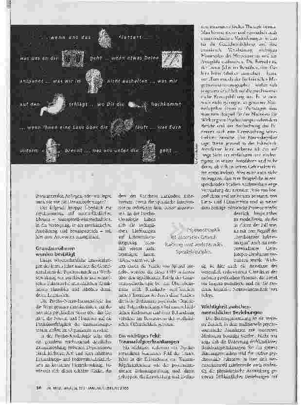 Vorschauseite 2: Wo steht die Psychosomatik heute?Ein Überblick
