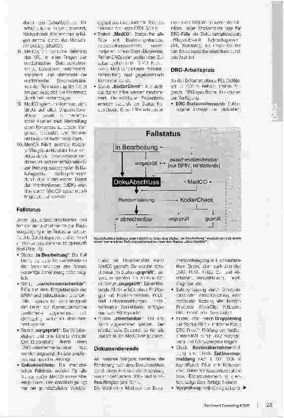 Vorschauseite 2: DRG-DokumentationsmodellIm Uniklinikum bewährt sich der Einsatz von DRG-Dokumentaren