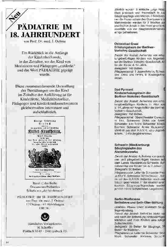 Vorschauseite 3: Aus der Geschichte der Schwesternschaft des Kaiserin Auguste Victoria Hauses in Berlin Teil 2