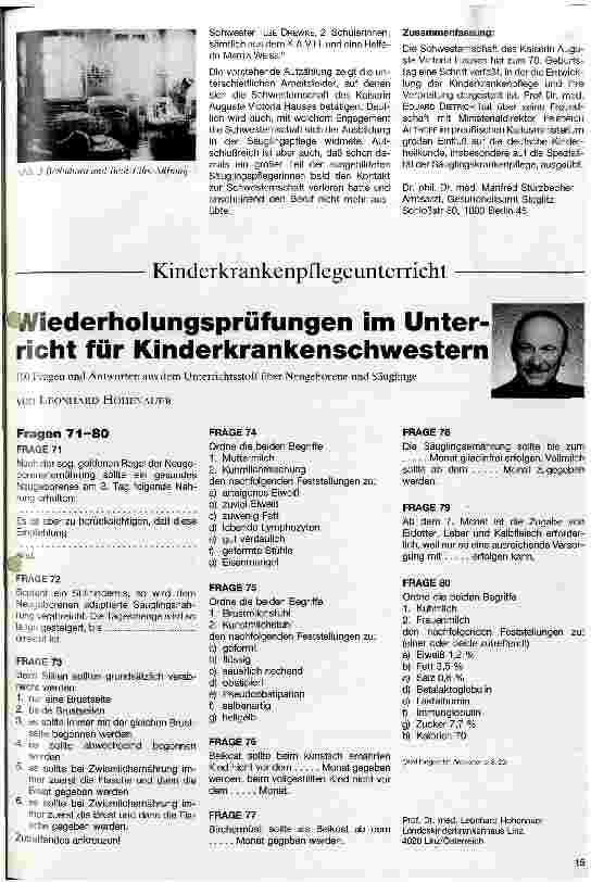 Vorschauseite 4: Aus der Geschichte der Schwesternschaft des Kaiserin Auguste Victoria Hauses in Berlin Teil 2