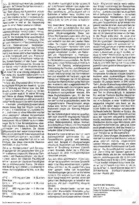 Vorschauseite 2: Besonderheiten der verschiedenen Sterilisationsarbeiten und hieraus resultierende Erkenntnisse für die Anwendung in der täglichen Praxis