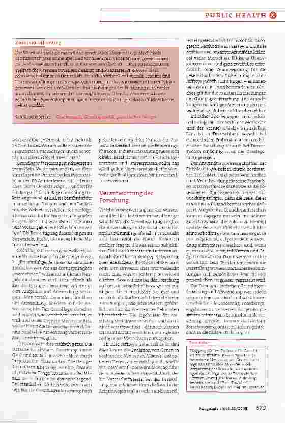 Vorschauseite 3: Grundlagenforschung und Anwendung der molekularen Genetik: Keine Korrektur der Schöpfung